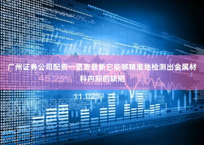 广州证券公司配资一览表最新它能够精准地检测出金属材料内部的缺陷