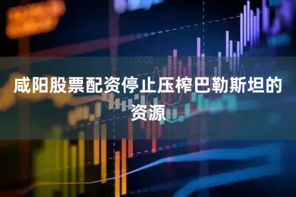 咸阳股票配资停止压榨巴勒斯坦的资源